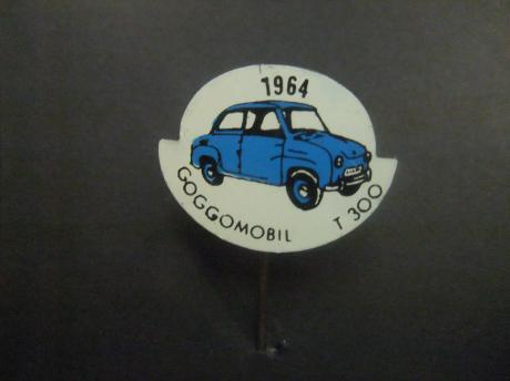 Goggomobil T300 dwergauto 1964 blauw